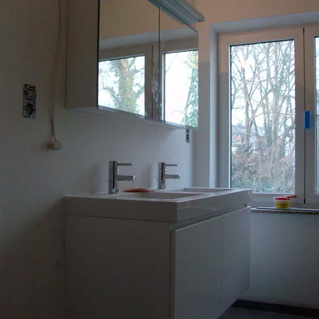 Plaatsing badkamermeubel