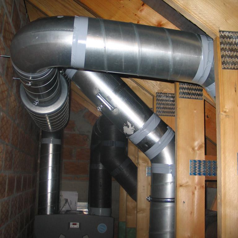 Ventilatie met spiraalkokers