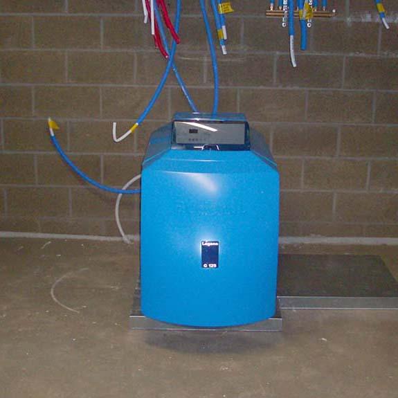 Verwarming plaatsing ketel