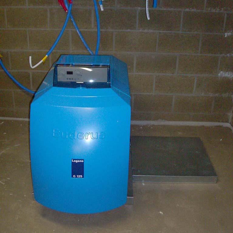 Verwarming plaatsing ketel